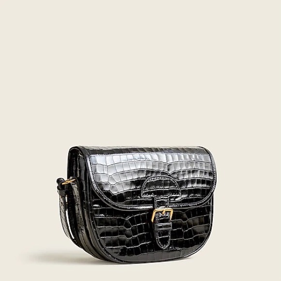 J. Crew Classic Large Saddle Bag - Picture 3 of 5